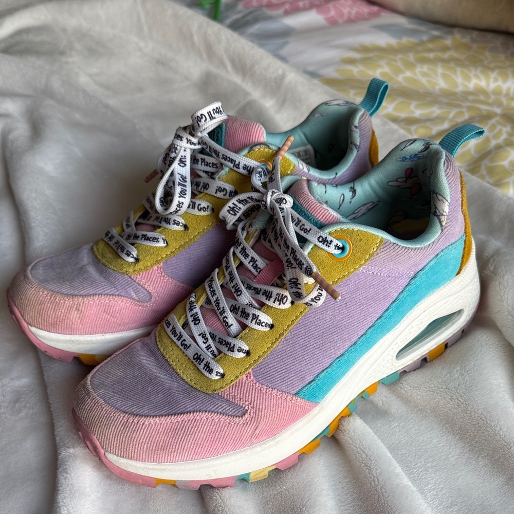 Colorful Sneakers with Fun Laces